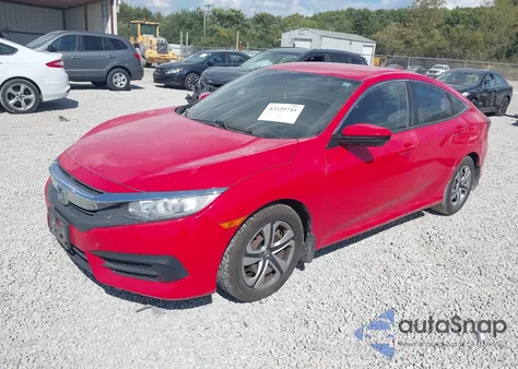 2016 Honda Civic Lx z USA, uszkodzony, nr VIN 2HGFC2F52GH534768